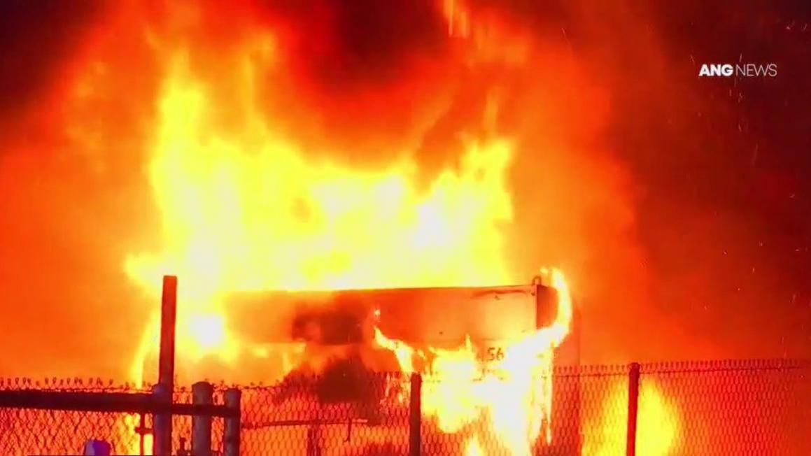 south la storage yard fire