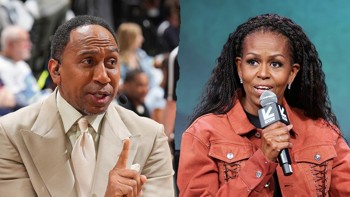 Stephen A. Smith đáp trả Michelle Obama, cho rằng bà vẫn ‘còn cay cú’ về bình luận bầu cử