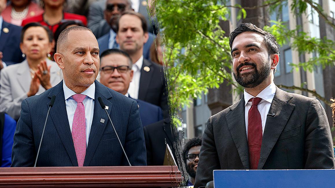 zohran mamdani hakeem jeffries